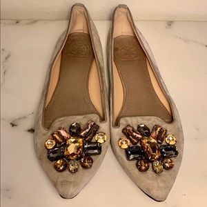 Tory Burch Bedazzled Flats